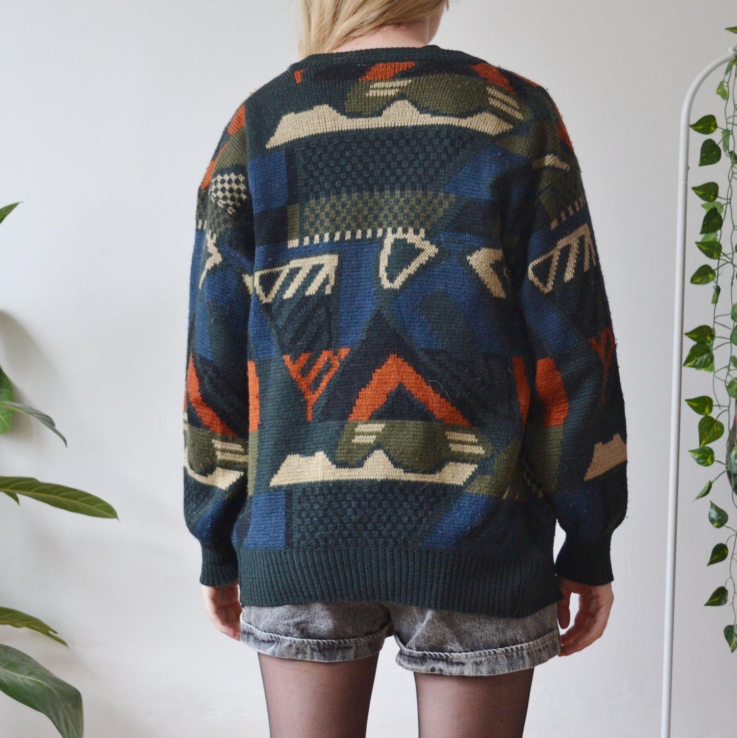 Abstract cardigan L