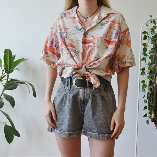 Vintage Pastel Shirt M