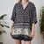 Vintage Monochrome Shirt L