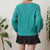 Vintage Turquoise Cardigan M