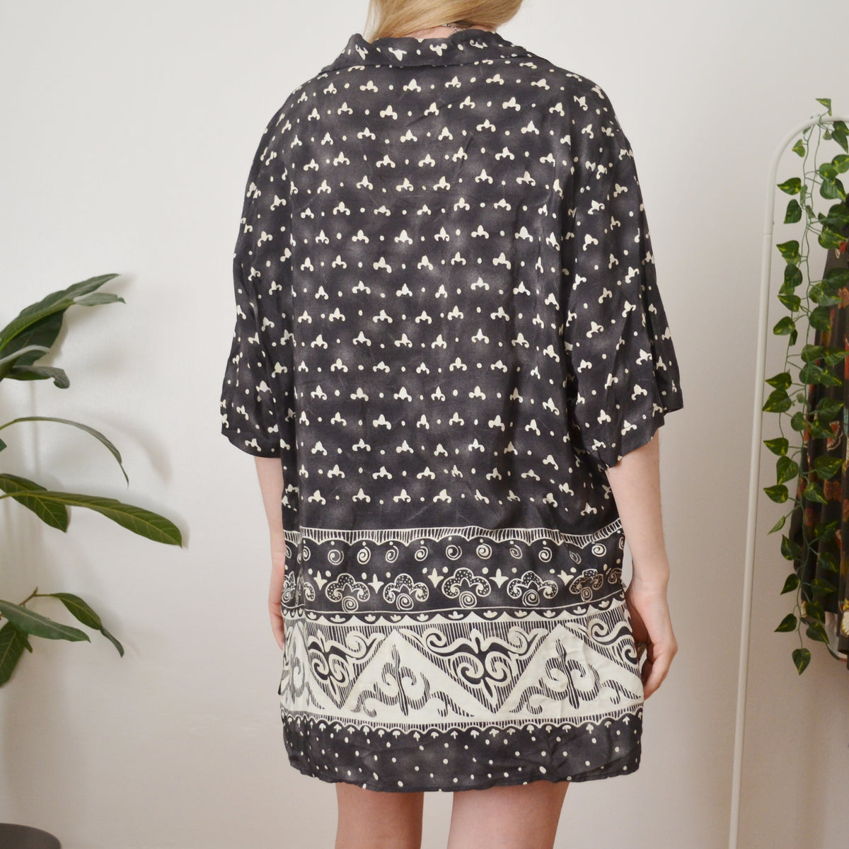 Vintage Monochrome Shirt L