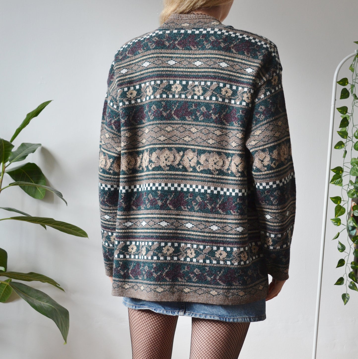 Retro cardigan L