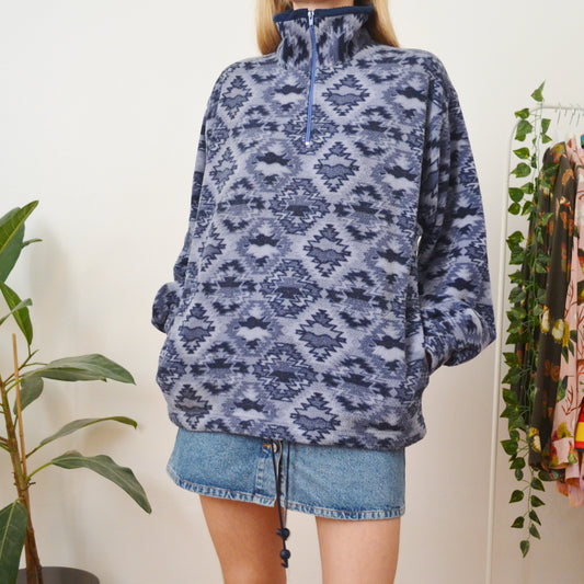 Geometric fleece S
