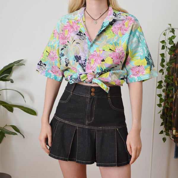 Vintage Tropical Shirt M