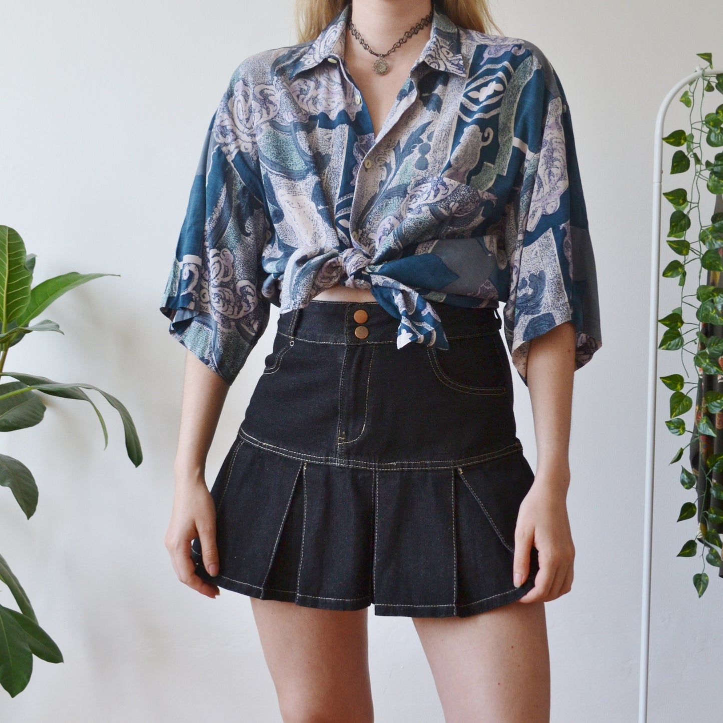 Vintage Ornate Shirt L