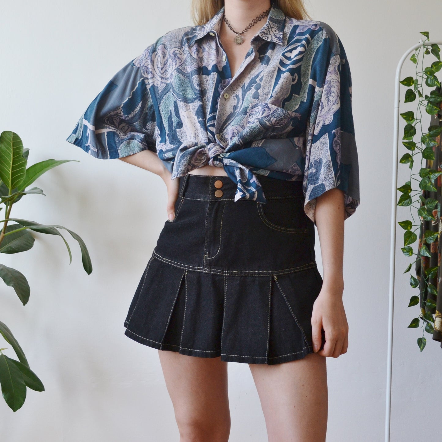 Vintage Ornate Shirt L