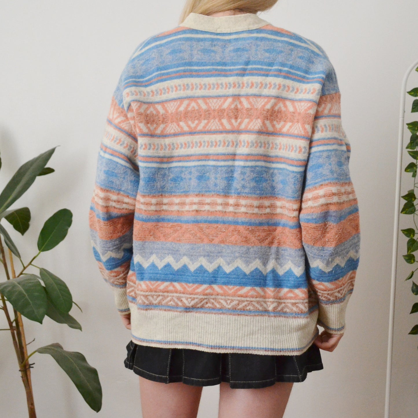 Vintage Pastel Cardigan L