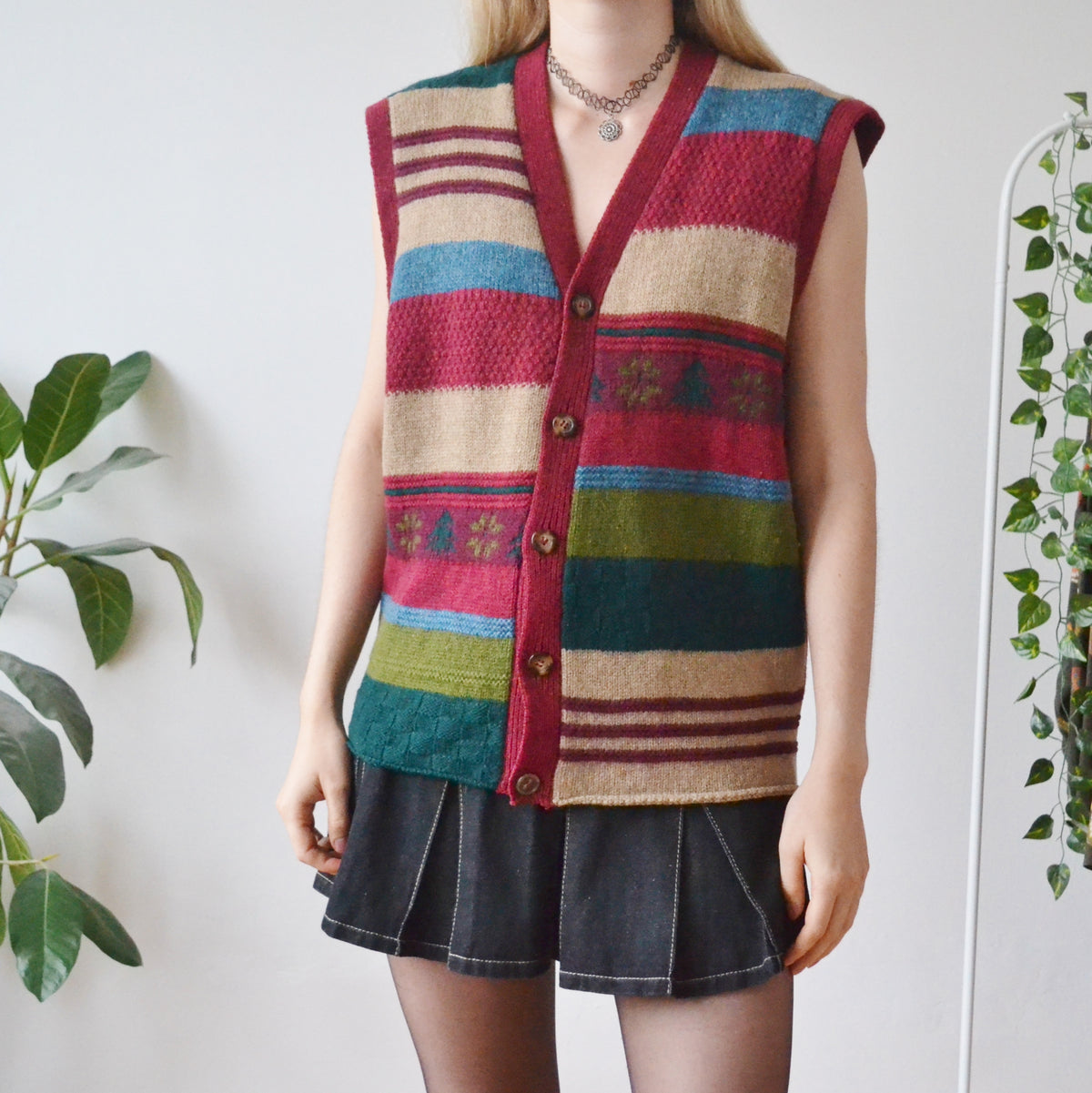 Vintage Retro Sweater Vest