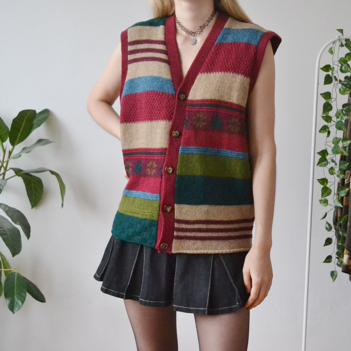 Vintage Retro Sweater Vest