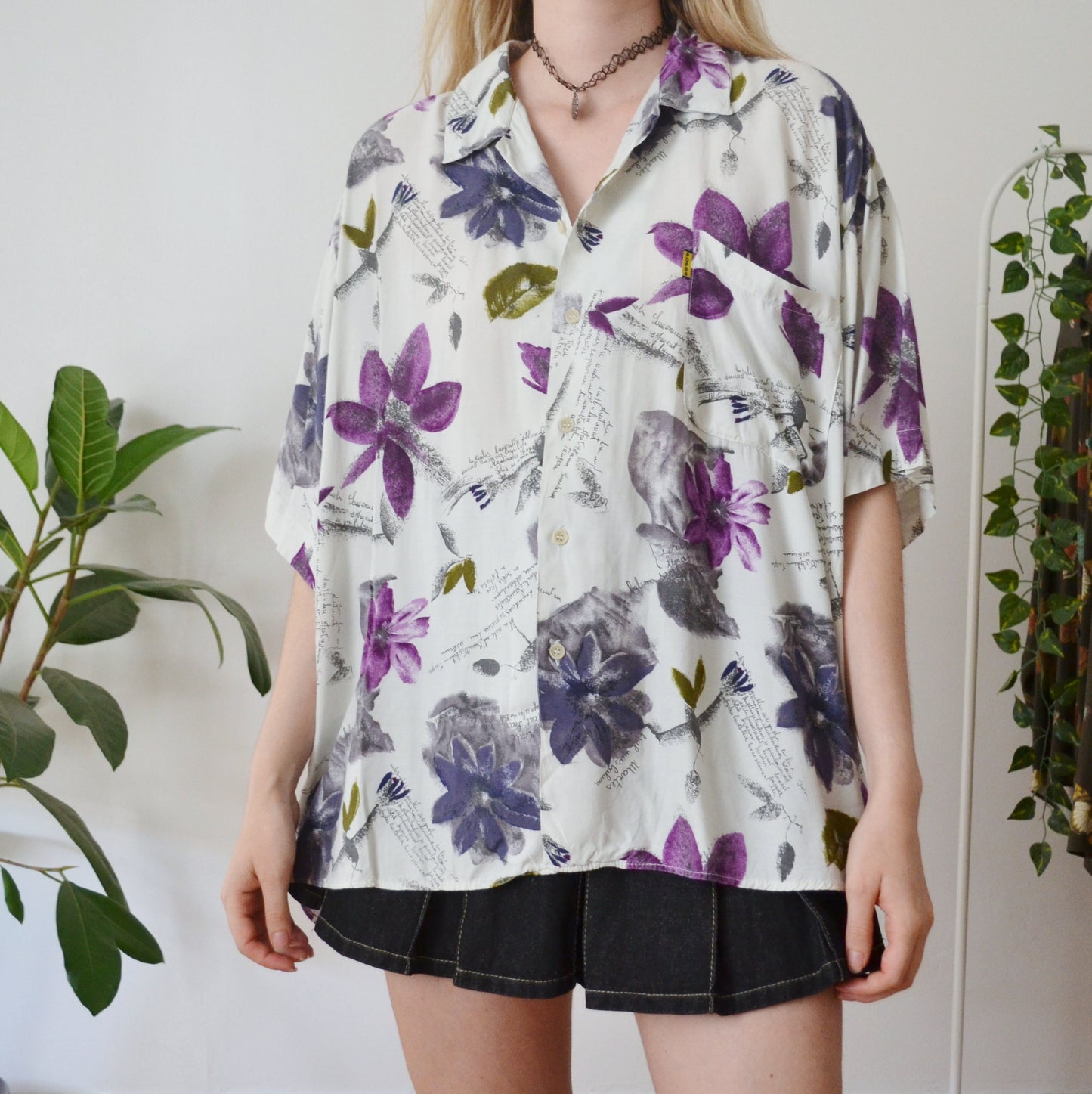 Vintage Floral Shirt XL