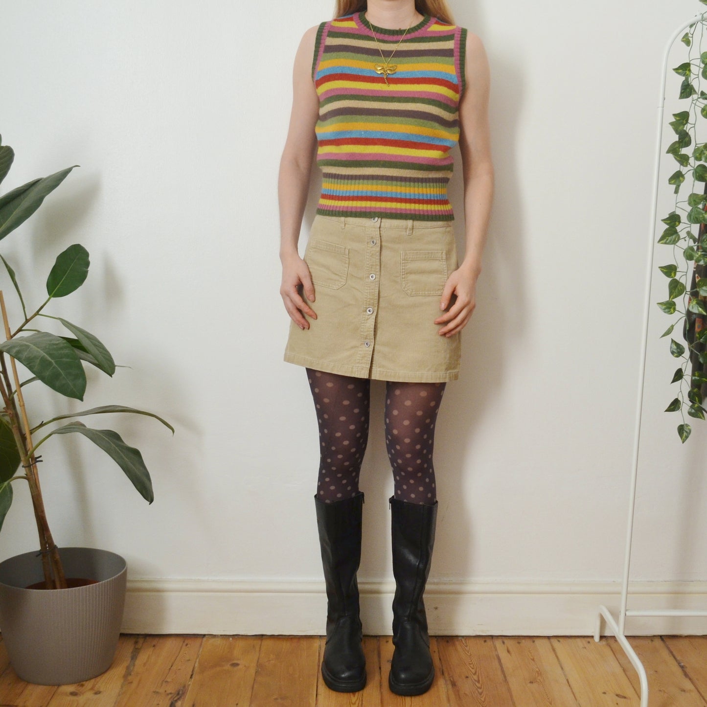 Corduroy skirt S