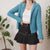 Vintage Blue Cardigan L