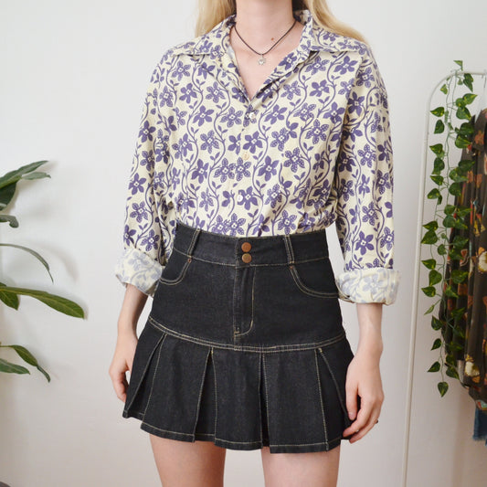 Vintage Floral Shirt L