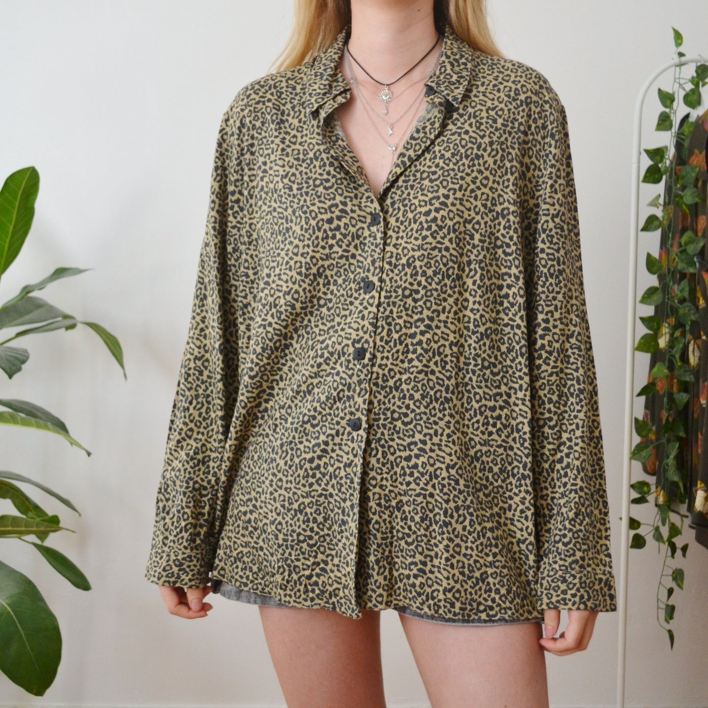 Leopard print shirt uk 22