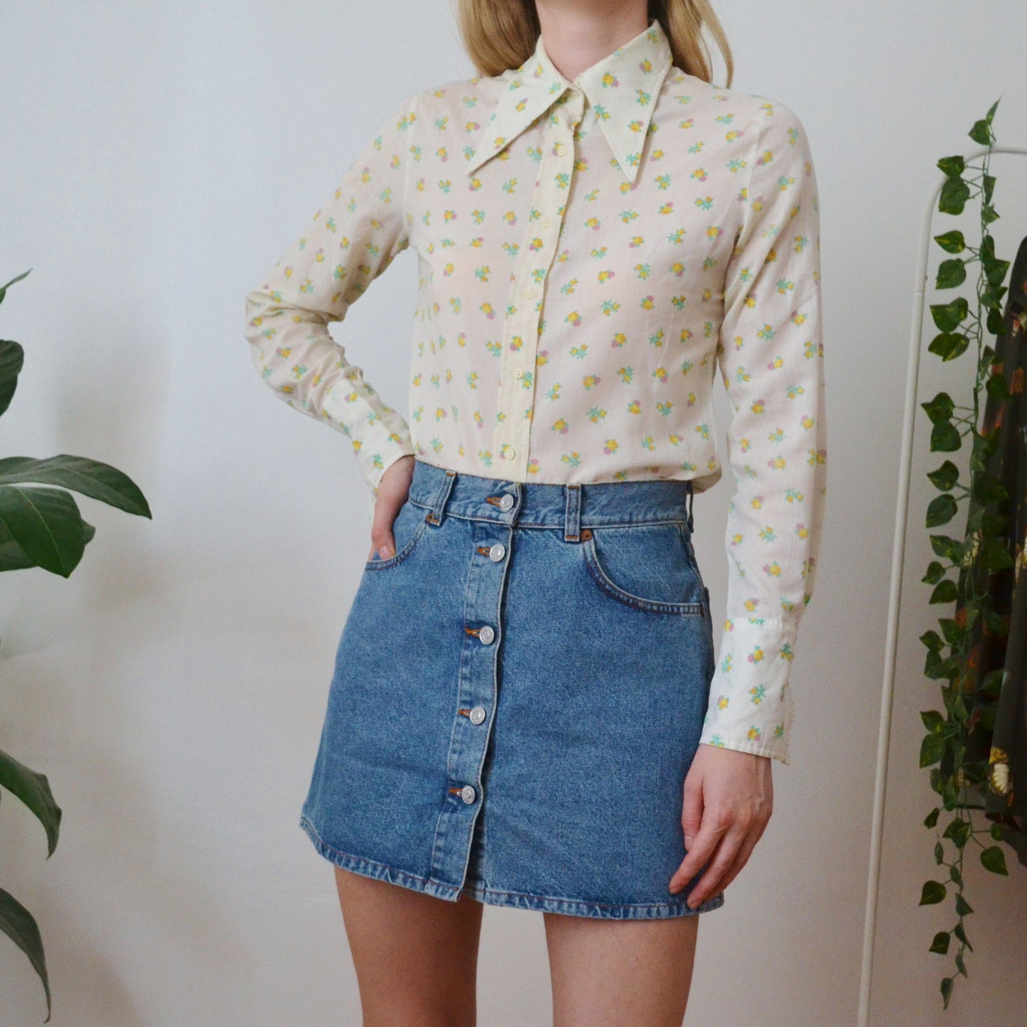 70s blouse S