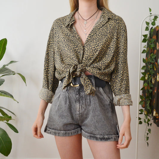 Leopard print shirt uk 22