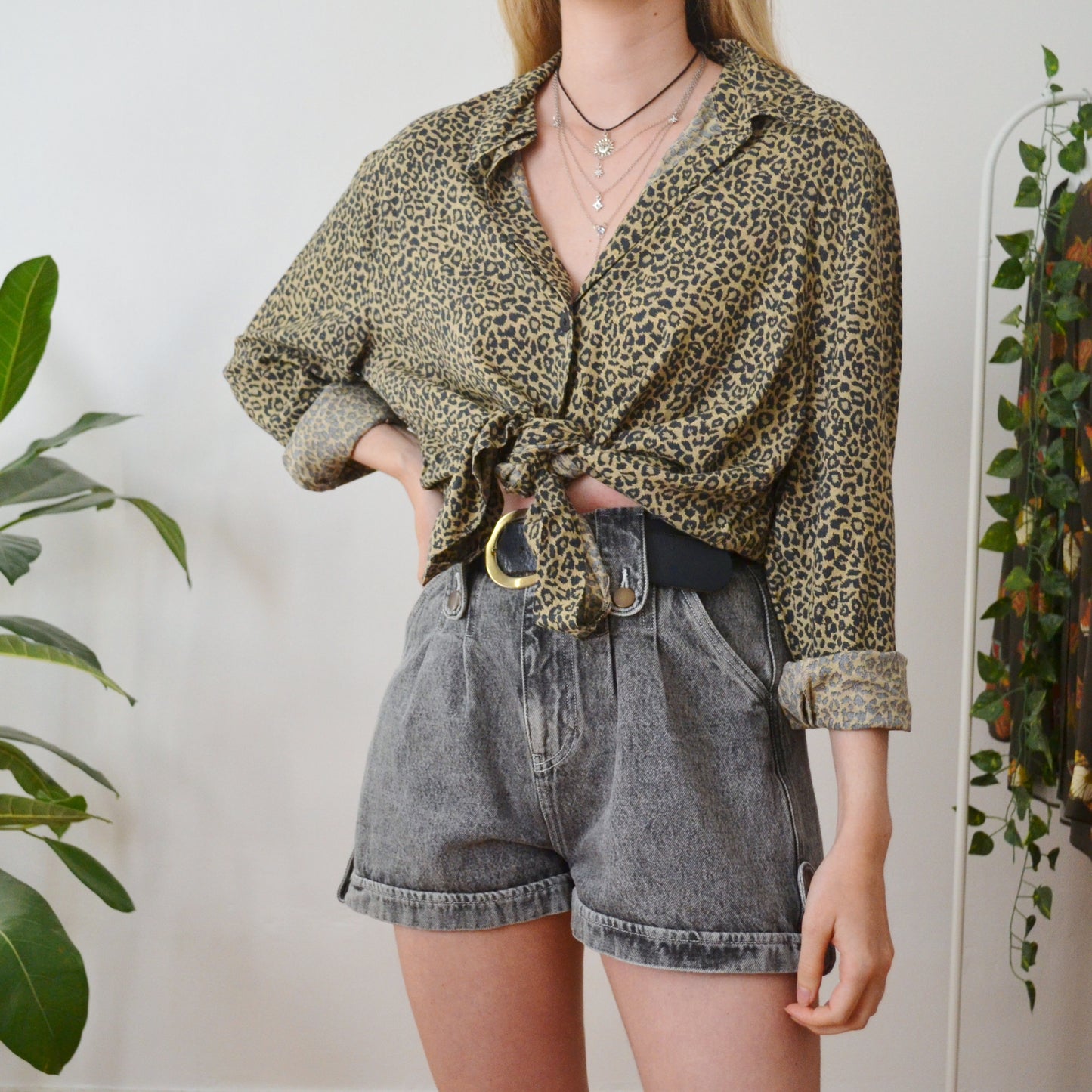 Leopard print shirt uk 22