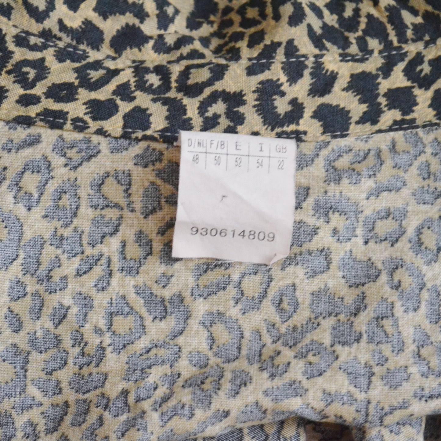 Leopard print shirt uk 22