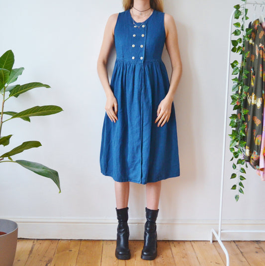 Denim pinafore S
