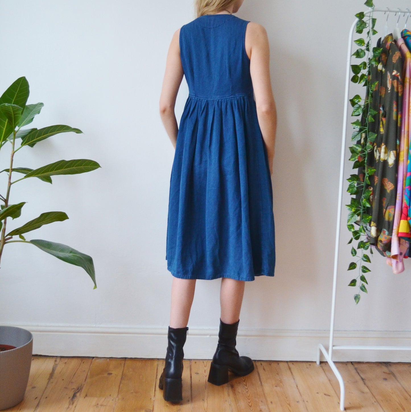 Denim pinafore S