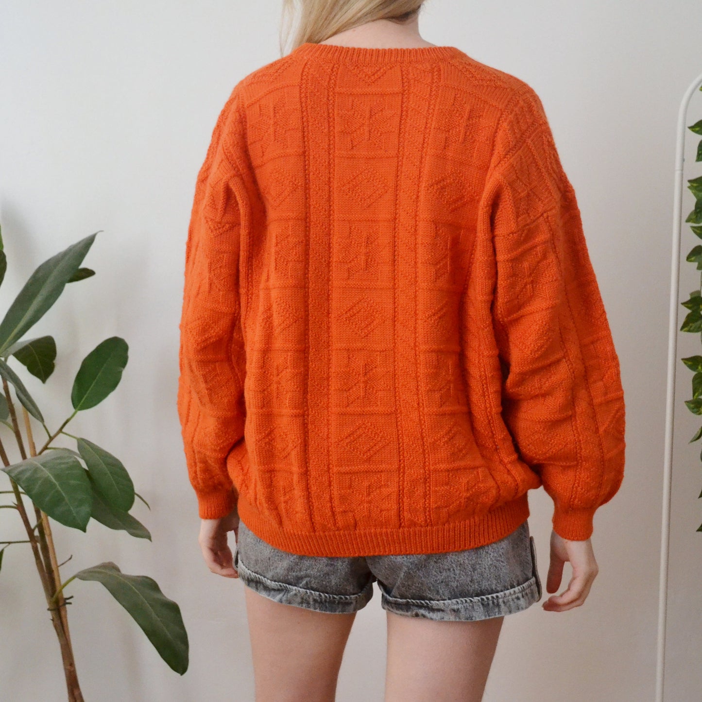 Vintage Orange Jumper XL