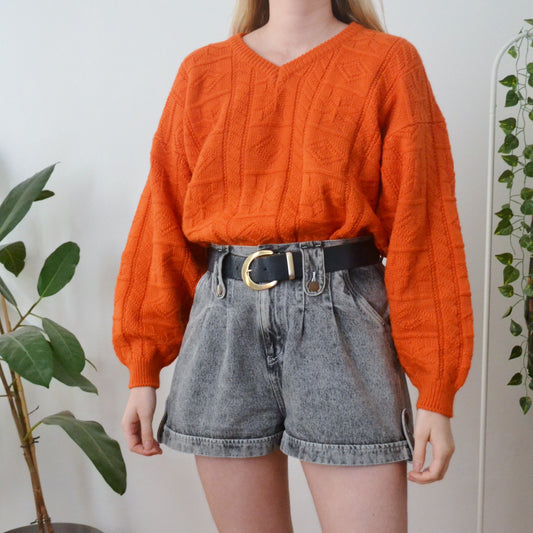 Vintage Orange Jumper XL