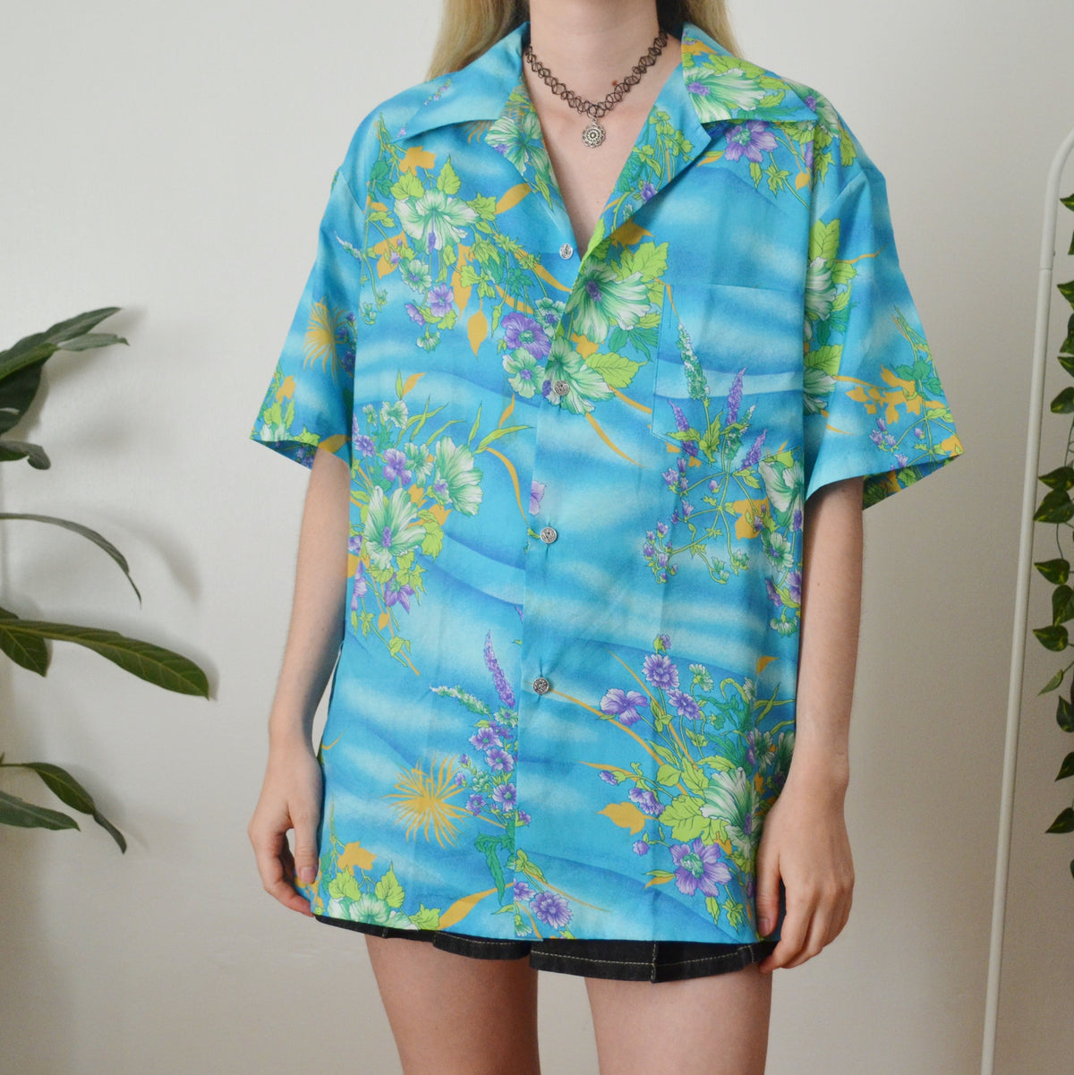 Vintage Tropical Shirt XL