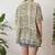 Zebra print shirt XL