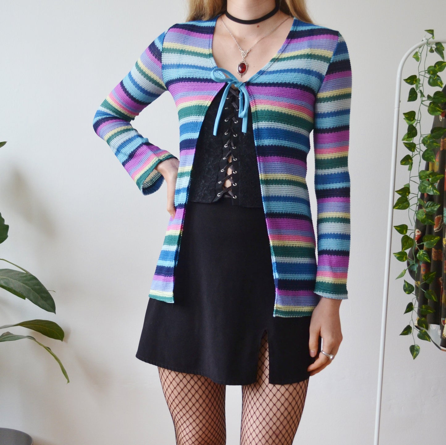 Stripe cardi XS