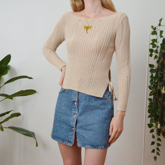 Beige jumper S