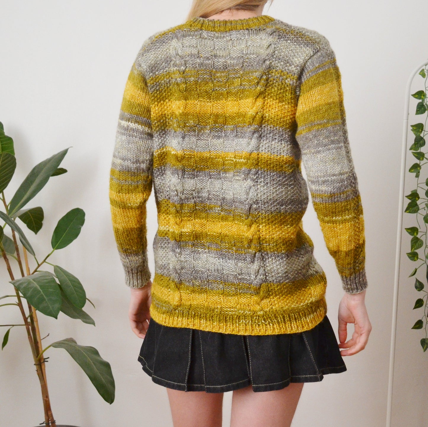 Vintage Cable Knit Jumper M