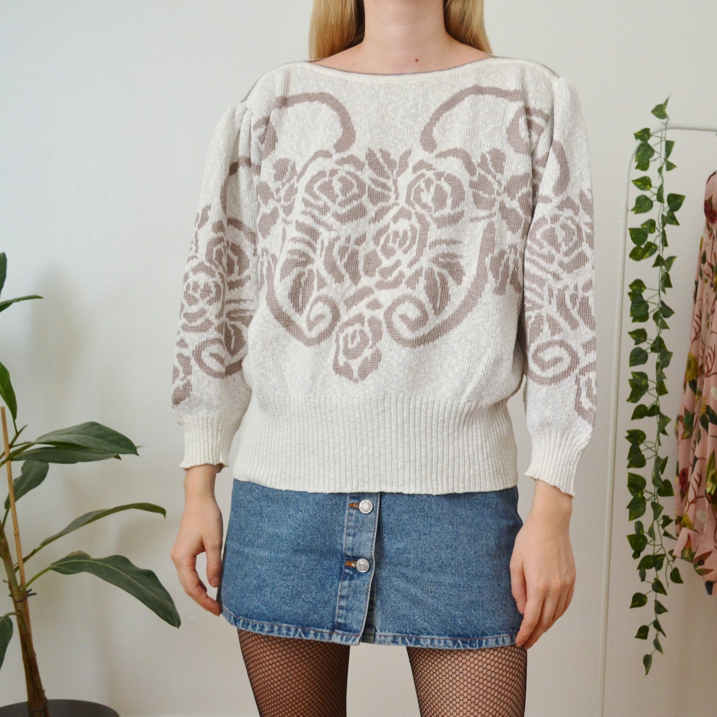 Floral jumper M