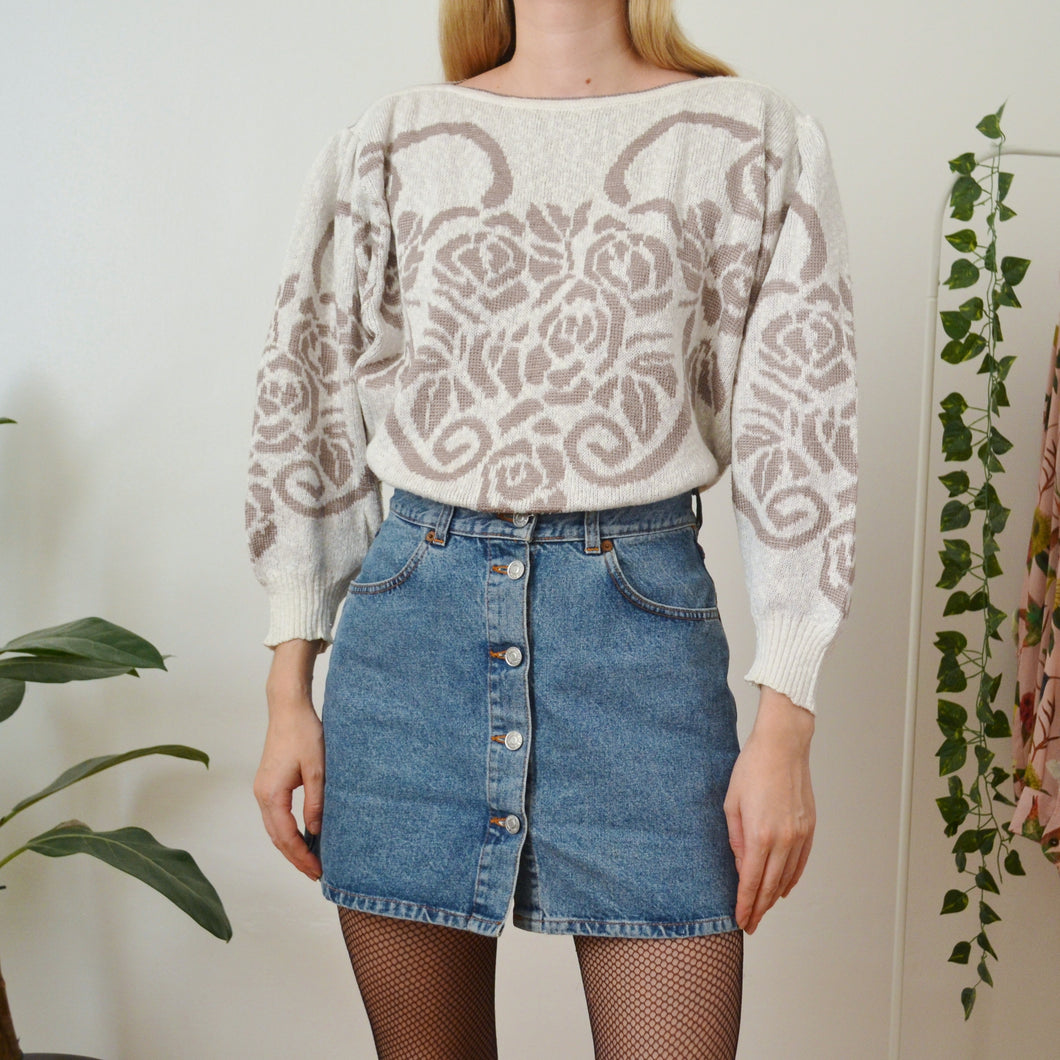 Floral jumper M