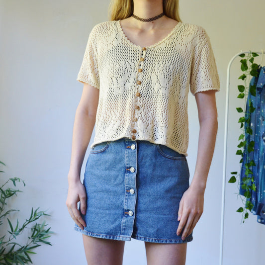 Crochet top M