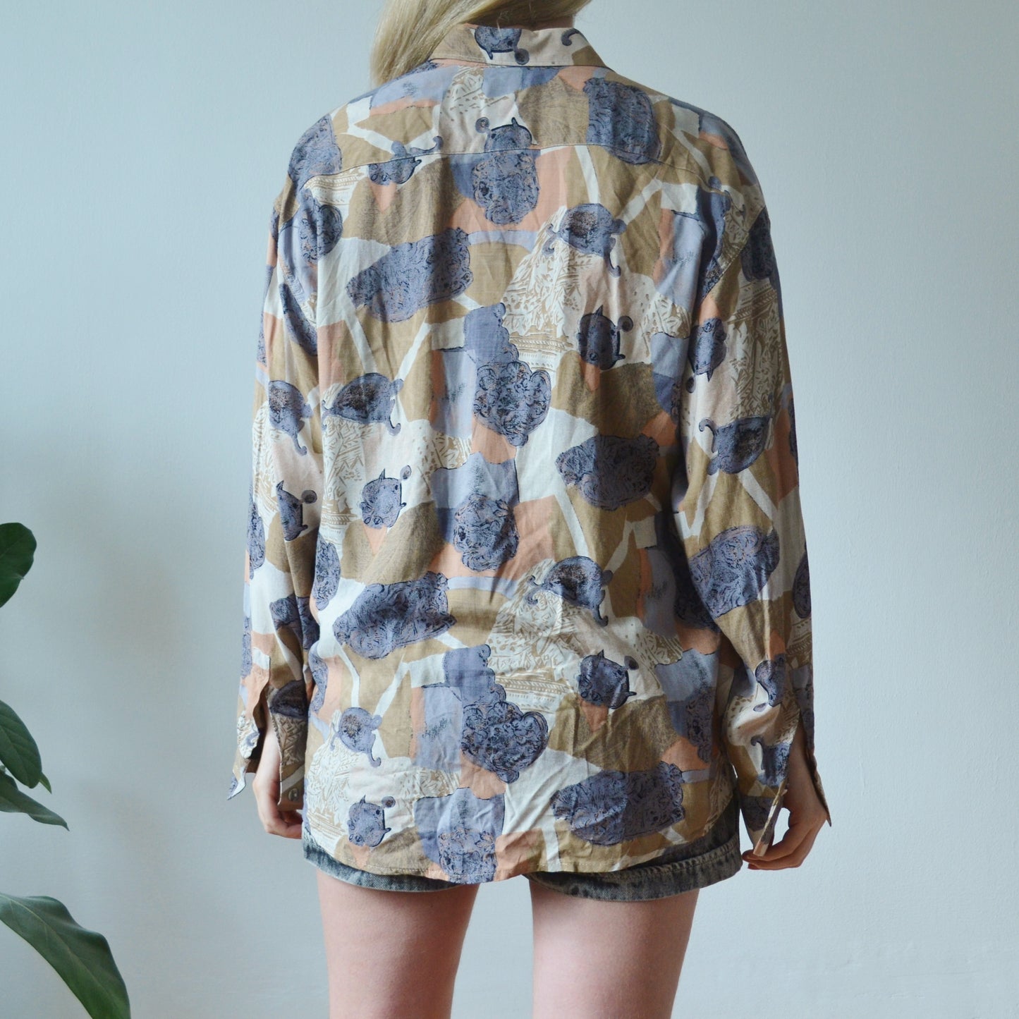 Vintage Abstract Shirt S