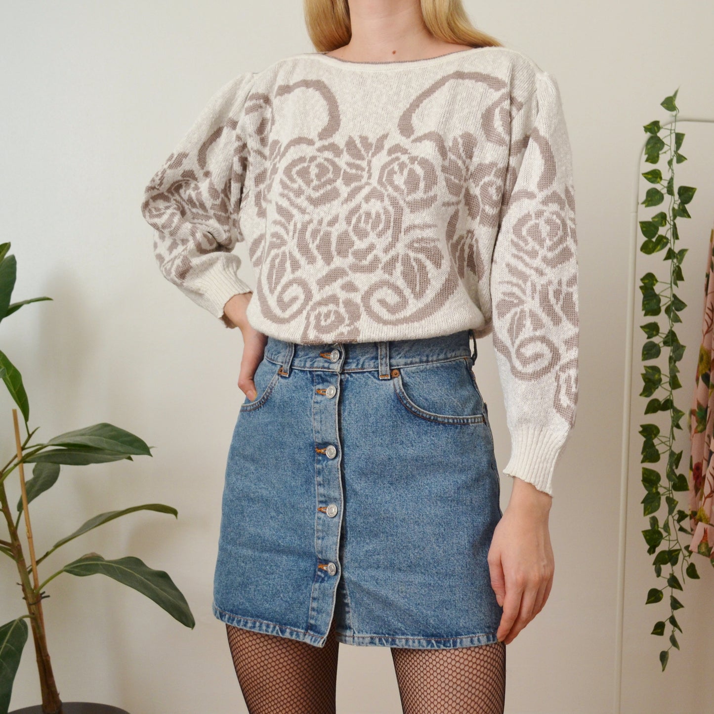 Floral jumper M