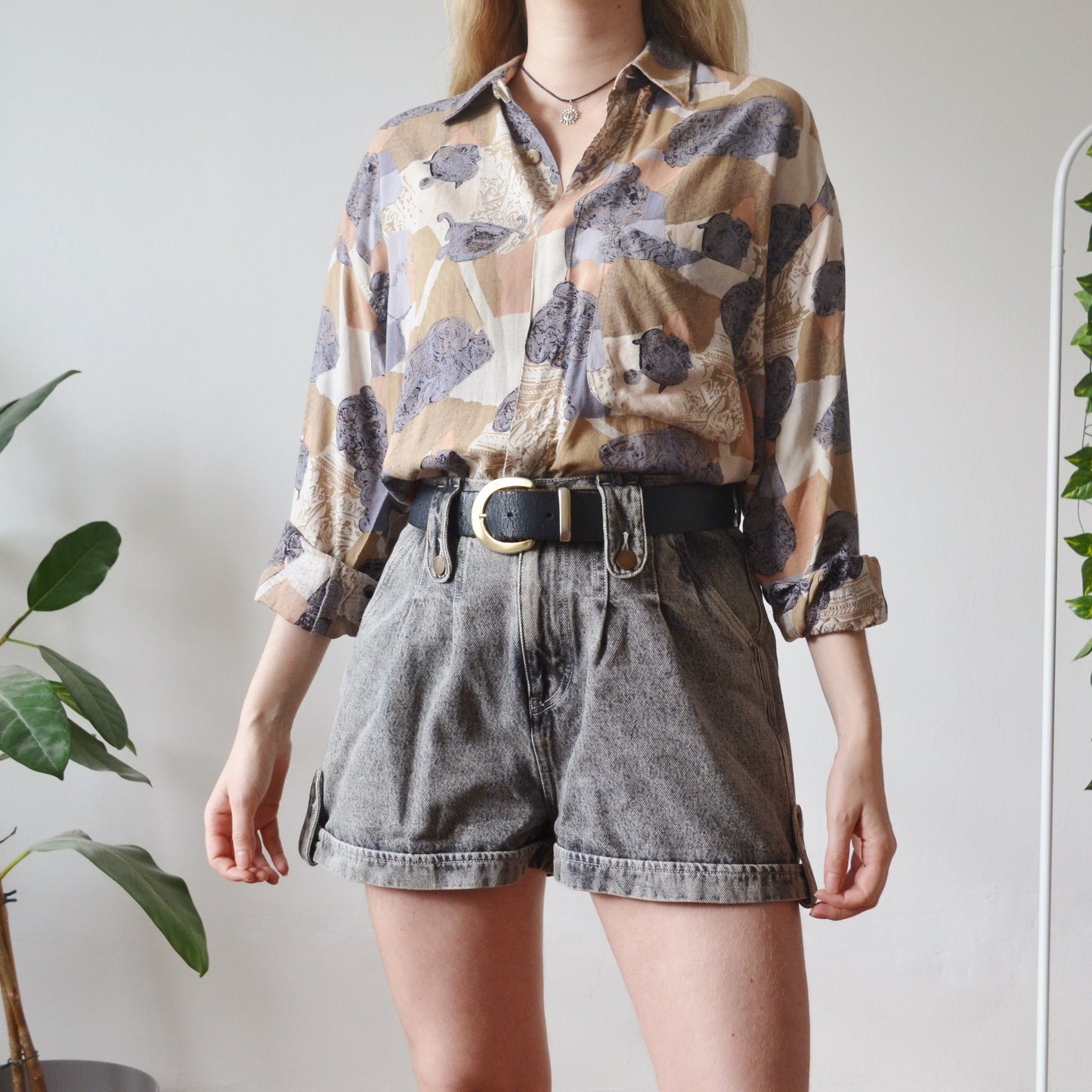 Vintage Abstract Shirt S