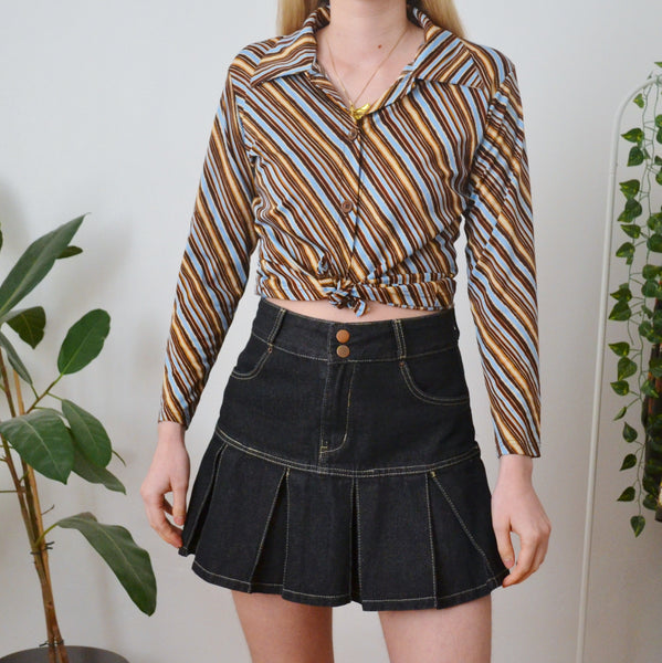 Vintage Stripe Blouse S