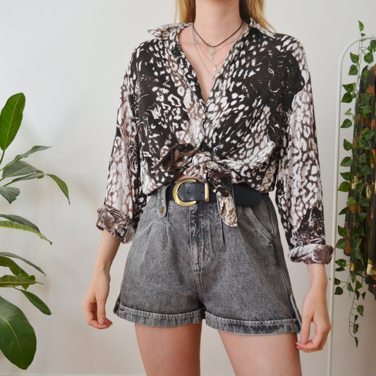 Leopard shirt L