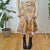 Vintage Floral Skirt M