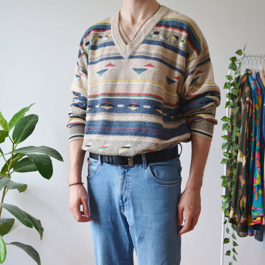 V neck jumper M