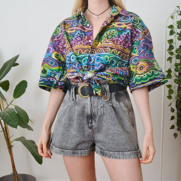 Vintage Stripe Shirt L