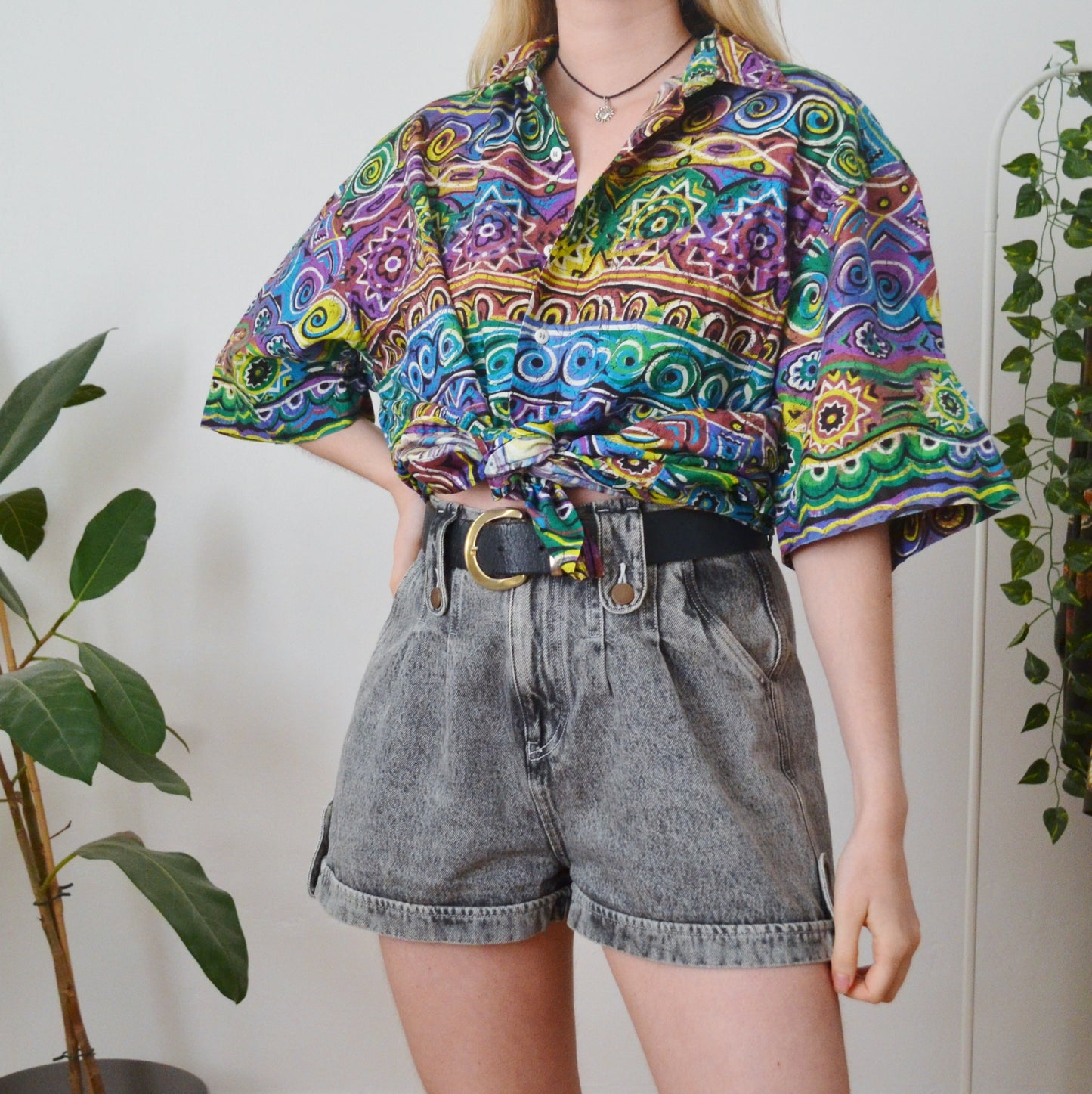 Vintage Stripe Shirt L