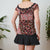 Vintage Floral Y2k Top S