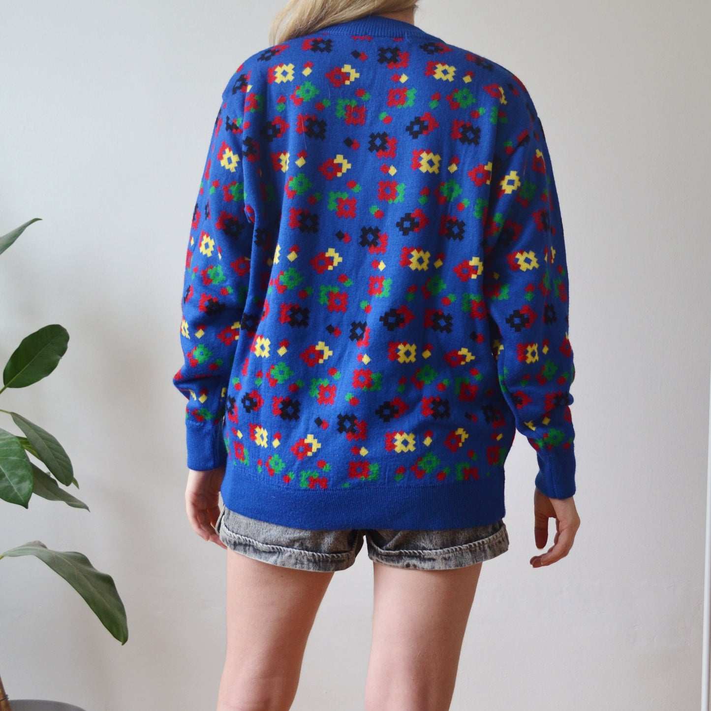 Vintage Geometric Jumper L