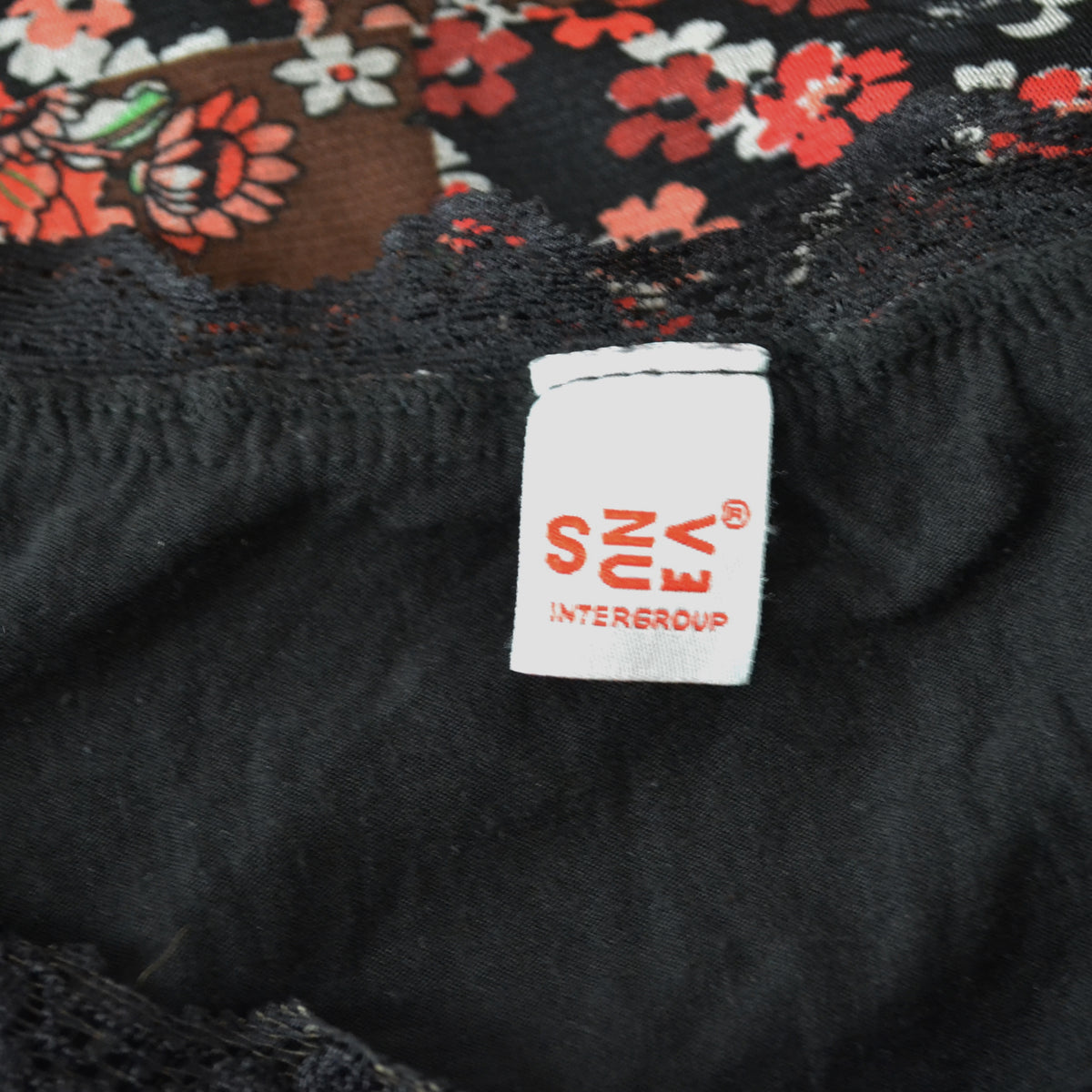 Vintage Floral Y2k Top S