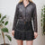Vintage Snakeskin Velvet Blouse 12