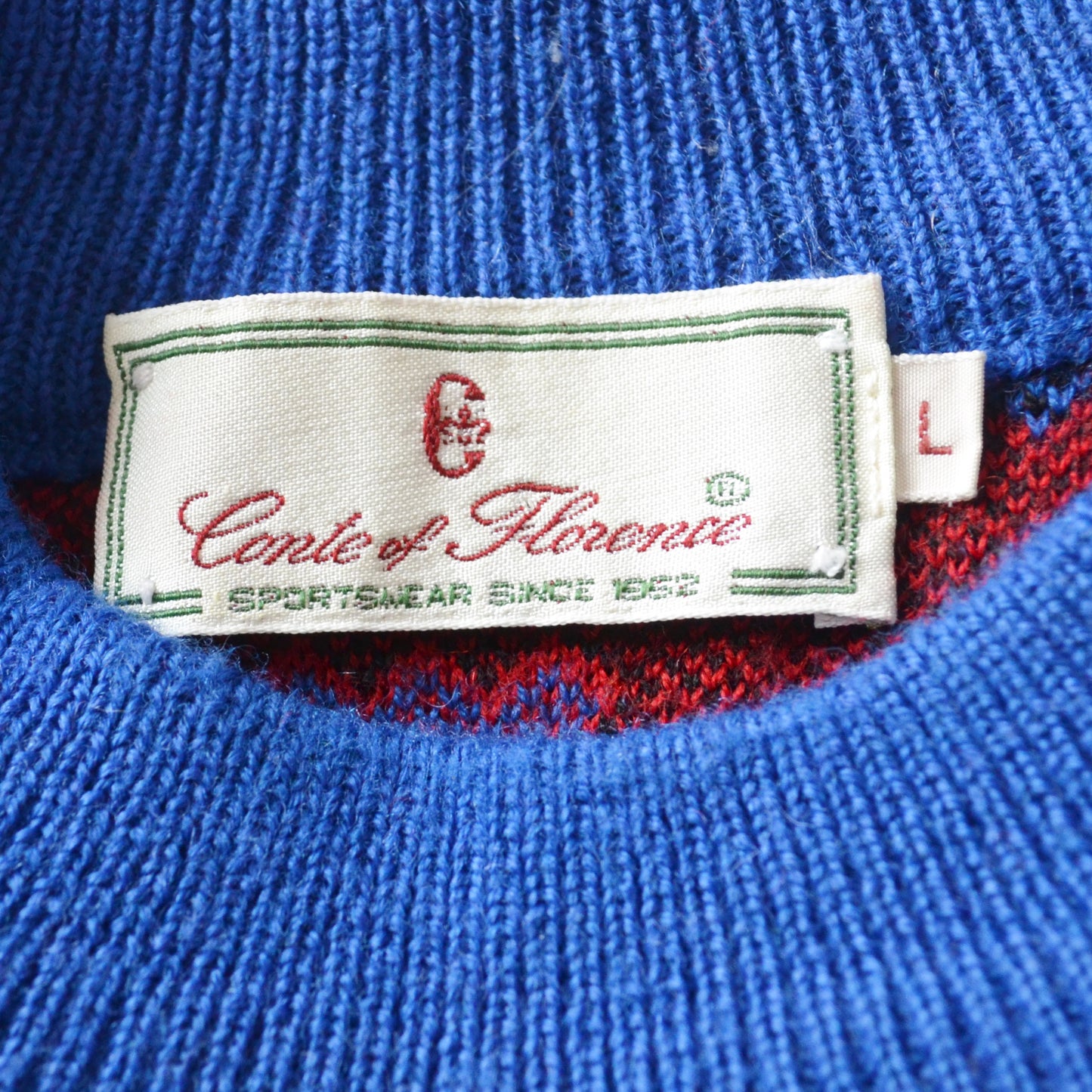 Vintage Geometric Jumper L