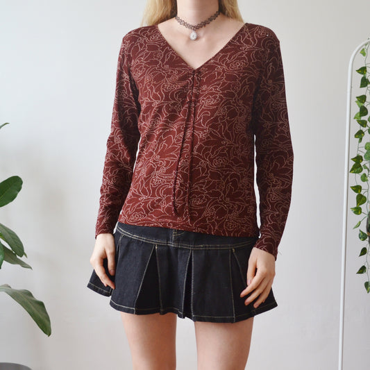Vintage Boho Top L