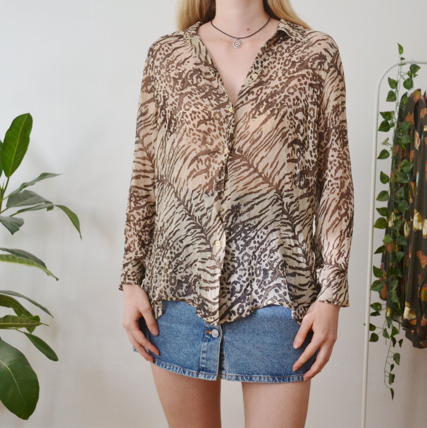 Silk blouse S